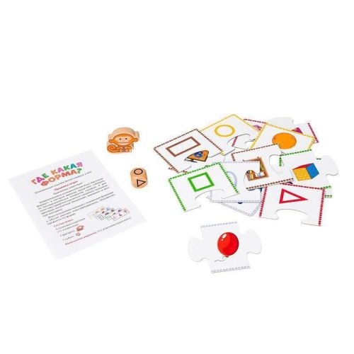 Развивающая игра Где какая форма? фото 5