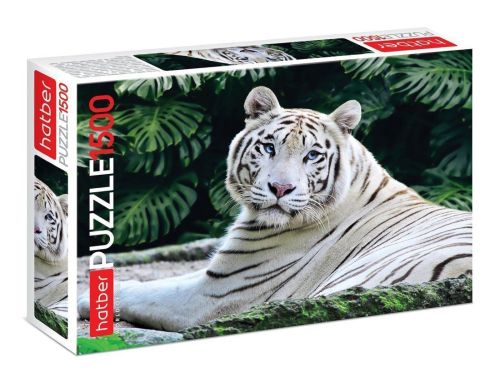 пазлы 1000 а2ф 670х480мм белый тигр Пазлы 1000 А2ф 670х480мм Белый тигр