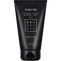 Гель-скраб BEAUTIFIC PRO MEN глубоко очищающий для умывания PURIFIER 150 мл