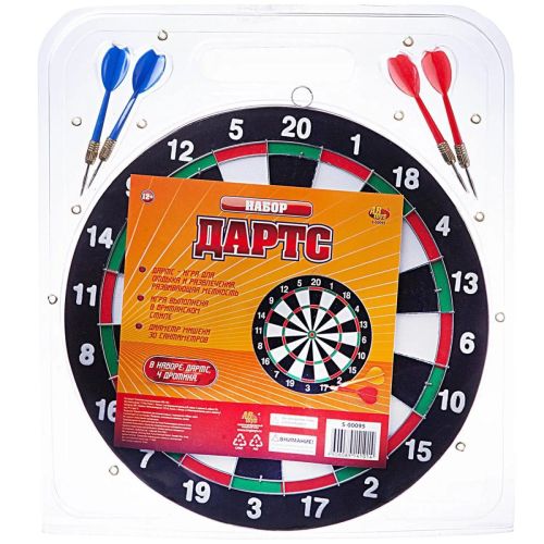 Дартс ABtoys с 4-мя дротиками фото 6