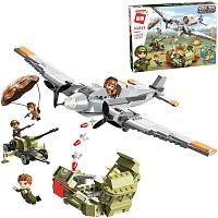 Конструктор Qman серия Combat Zone Вражеский воздушный налет 557 деталей