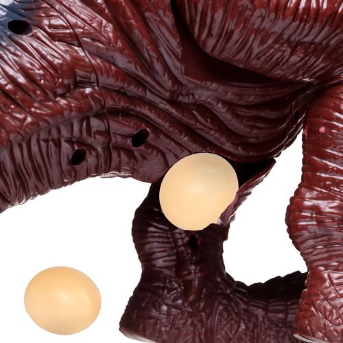 Динозавр Junfa коричневый (движение, свет, звук, откладывает яйца) фото 8