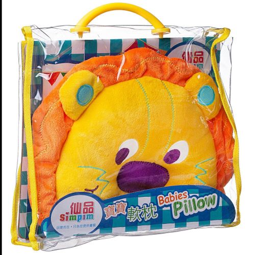 Детская подушка MERX Львенок, 28х7х29 см, в сумочке фото 2