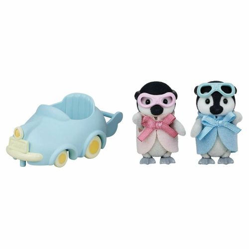 Игровой набор Sylvanian Families Пингвинята в машинке 5695 фото 5