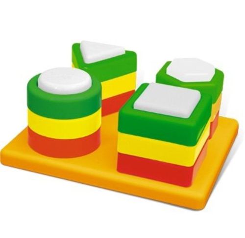 Пирамидка-сортер Stellar Цветики