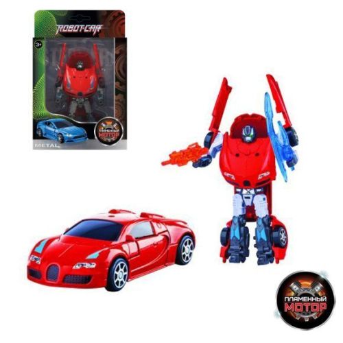 трансформер робот-машина спорткар, металл Трансформер Робот-Машина Спорткар, металл