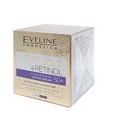 EVELINE 24K GOLD&RETINOL Концентрированный лифтинг-крем 50+ день/ночь 50мл