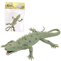 Фигурка Abtoys Юный натуралист Рептилии Ящерица (хаки, с шипами на спине), термопластичная резина