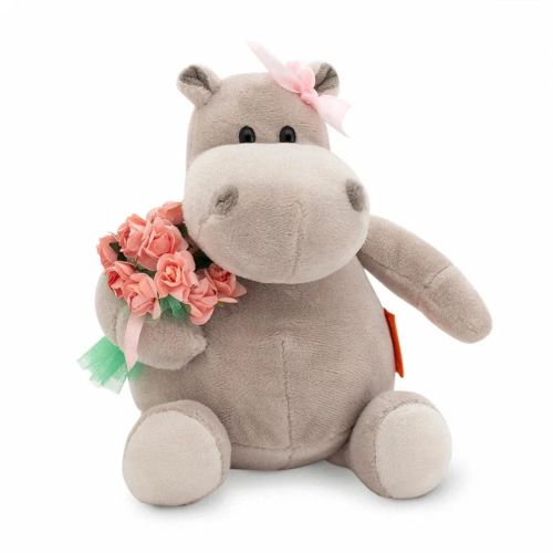 Бегемот Бархатная сказка 15 см