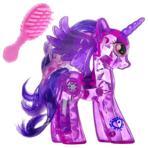 Пони-единорог ABtoys Моя лошадка фиолетовая с подсветкой фото 4