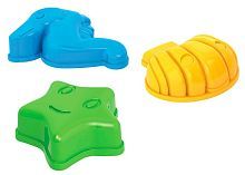 Набор формочек для песочницы Морской микс