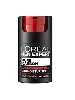 L'OREAL Men Expert Pure Carbon Крем для лица Увлажняющ уход с вулканическими минералами 50 мл