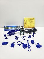 Игр. набор Полиция, 14 предм., в ассорт., пакет