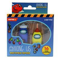 Игровой набор Among us 2 серия 2 шт в наборе в шляпе и повар 5 см