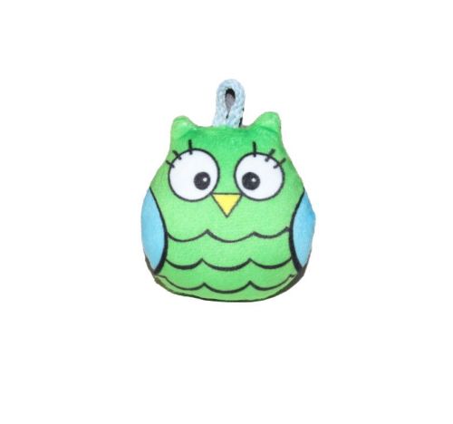 Мягкая игрушка Fixsitoysi Брелок Сова зеленая
