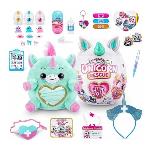 Набор сюрприз в яйце Zuru Rainbocorns Unicorn Rescue единорог с аксессуарами 9262 фото 9