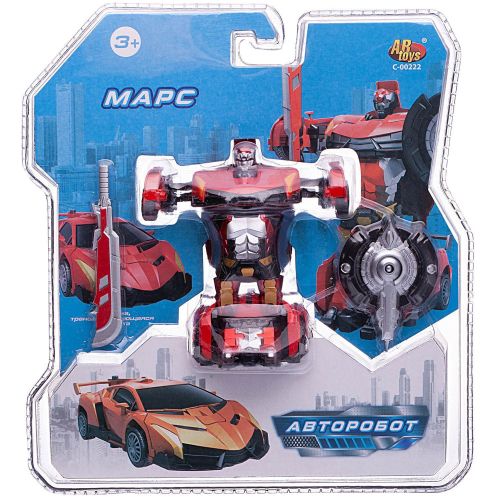 Робот-машина Abtoys Авторобот Марс красный фото 4