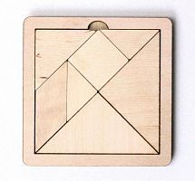 Игра головоломка деревянная Танграм (малая)