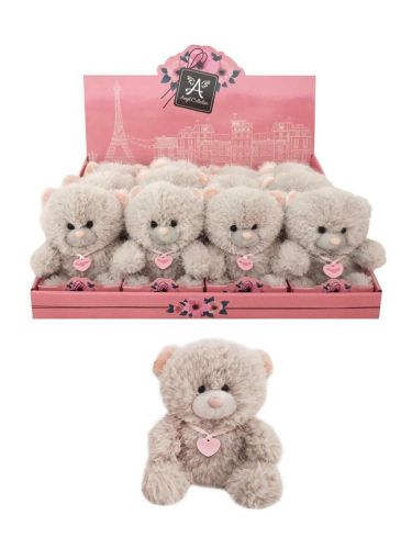 мишка-валентинка "неженка" роз. 14см, дисплей Мишка-валентинка "Неженка" роз. 14см, дисплей