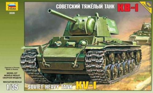 Сборная модель ZVEZDA Советский тяжелый танк КВ-1 (3539) 1:35