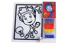 Набор для творчества Насыпь-наклей Нолик