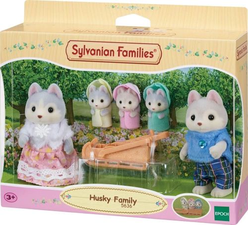 набор фигурок sylvanian families семья хаски 5636 Набор фигурок Sylvanian Families Семья Хаски 5636