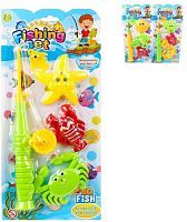 Рыбалка магн. 3фигурки + удочка, в ассорт., блистер