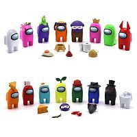 Набор Фигурка Among Us в упаковке Делюкс 5 см  8 шт с аксессуарами в ассортименте