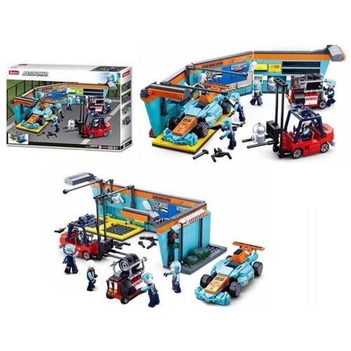 Конструктор серии Автогонки, 555 дет., кор.