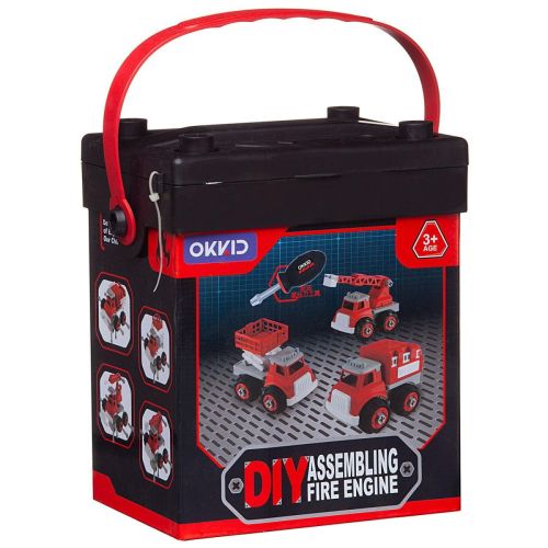 Машинка-конструктор Собери сам "Пожарная машина" фото 4