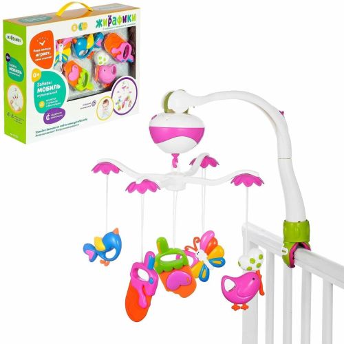 Музыкальный мобиль на кроватку для новорожденных Жирафики Забавы 634739 фото 5