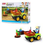 Конструктор Sluban Город Фермерский трактор 80 деталей
