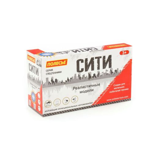 ПОЛЕСЬЕ Автомобиль бортовой Сити красный фото 2