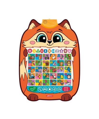 Азбукварик Музыкальная игрушка Говорящий плакат Лисенок Умняшка фото 2