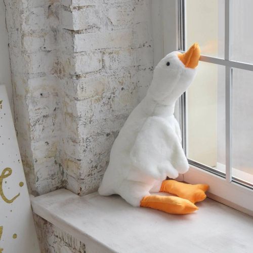 мягкая игрушка abtoys гусь белый обнимашка, 90см фото 4 Мягкая игрушка Abtoys Гусь белый обнимашка, 90см фото 4