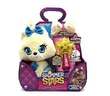 Плюшевая белая собачка 20 см SHIMMER STARS