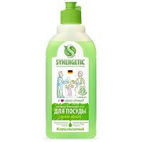 Гель для мытья посуды SYNERGETIC Яблоко 500мл