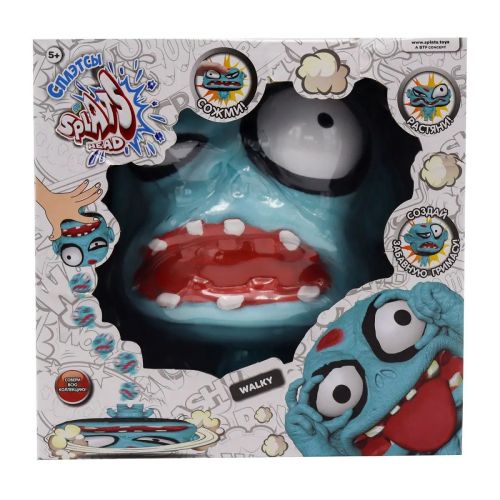 фигурка-тянучка splats head зомби 17 см Фигурка-тянучка Splats Head Зомби 17 см