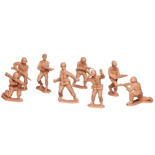 Солдатики Junfa пластмассовые, в пакете 62 шт фото 3