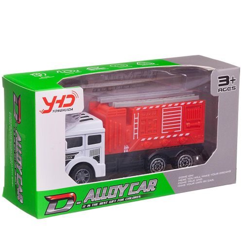 машинка junfa спецтехника пожарная инерционная металлическая фото 3 Машинка Junfa Спецтехника Пожарная инерционная металлическая фото 3