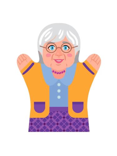 кукольный театр десятое королевствокукла-перчатка бабушка оля Кукольный театр Десятое королевствоКукла-перчатка Бабушка Оля