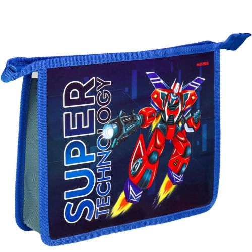 папка для тетрадей на молнии а5 prof press технологичный робот пт-9620 Папка для тетрадей на молнии А5 Prof Press Технологичный робот ПТ-9620