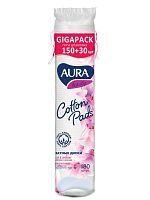 AURA Ватные диски 180шт