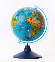 Глобус зоогеографический Globen Детский Классик Евро 210 мм (Ке012100207), синий