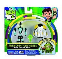 Ben 10 Набор из 2 разборных фигурок и ключа (Молния и Ядро)