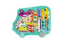 Развивающая игрушка Мастер Игрушек Пазл вкладыш Люблю машинки 11 элементов