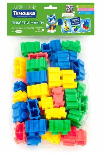 Конструктор Пиксели макси, 40 деталей