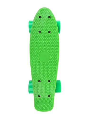 Скейтборд пластиковый 41x12 см зелёный 636247 фото 3