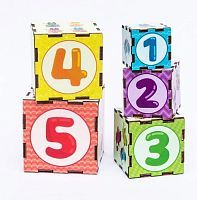 Сортер-пирамидка, Цифры, 5 куб.