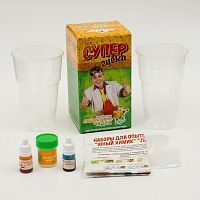 Набор для опытов и экспериментов Инновации для Детей Юный Химик малый. Супергубка (опыты и эксперименты)